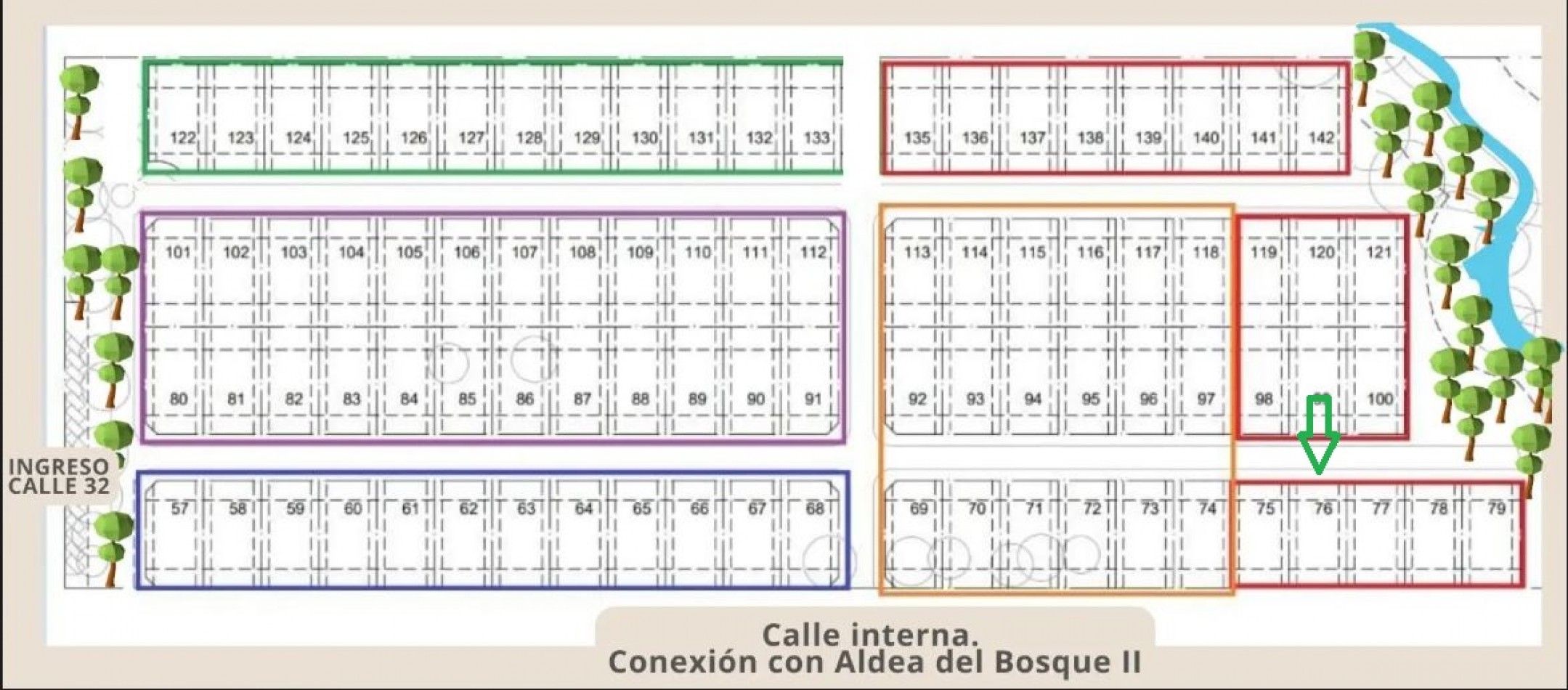 Terreno en venta en Barrio Cerrado Aldeas del Bosque 2 Etapa 2